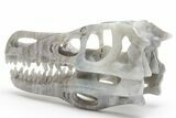 Carved Labradorite Dinosaur Skull #218495-5